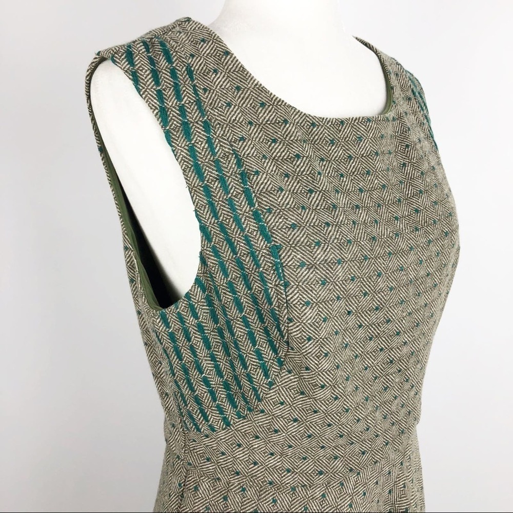 New Coconinno Vintage Berkeley Sleeveless Sweater Dress Size XL Green Wool - Picture 7 of 16